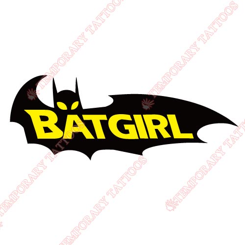 Batgirl Customize Temporary Tattoos Stickers NO.3